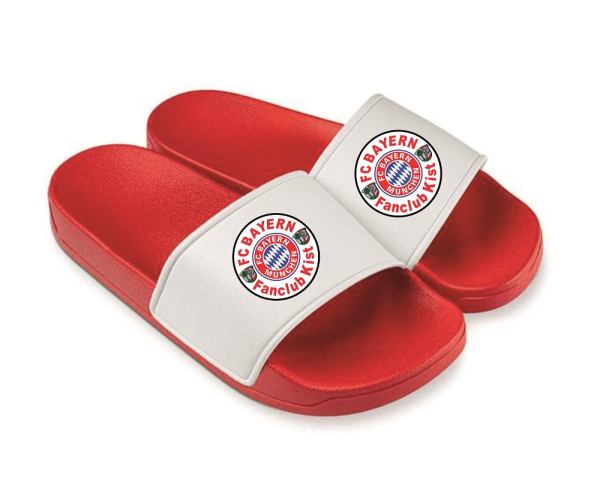 Bayern Fanclub Kist Badelatschen